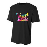Tie Dye Witch Please Halloween Witch Vibes Witchy Gift Youth Performance Sprint T-Shirt