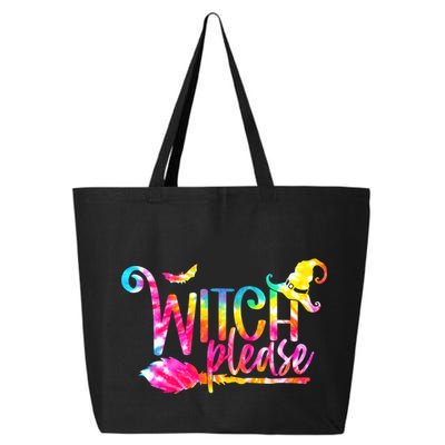 Tie Dye Witch Please Halloween Witch Vibes Witchy Gift 25L Jumbo Tote
