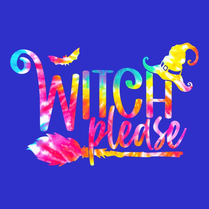 Tie Dye Witch Please Halloween Witch Vibes Witchy Gift 16 in Basic Backpack