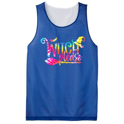 Tie Dye Witch Please Halloween Witch Vibes Witchy Gift Mesh Reversible Basketball Jersey Tank