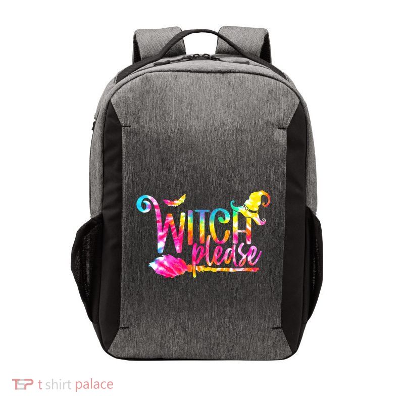 Tie Dye Witch Please Halloween Witch Vibes Witchy Gift Vector Backpack