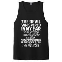 The Devil Whispered In My Ear Devil Quote PosiCharge Competitor Tank