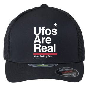 Tom Delonge Wearing Ufos Are Real Aliens Fucking Exist Flexfit Unipanel Trucker Cap