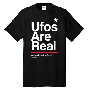 Tom Delonge Wearing Ufos Are Real Aliens Fucking Exist Tall T-Shirt