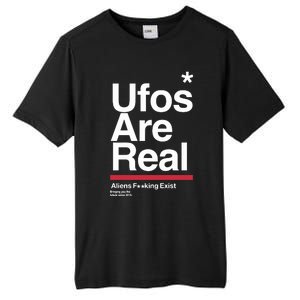 Tom Delonge Wearing Ufos Are Real Aliens Fucking Exist Tall Fusion ChromaSoft Performance T-Shirt