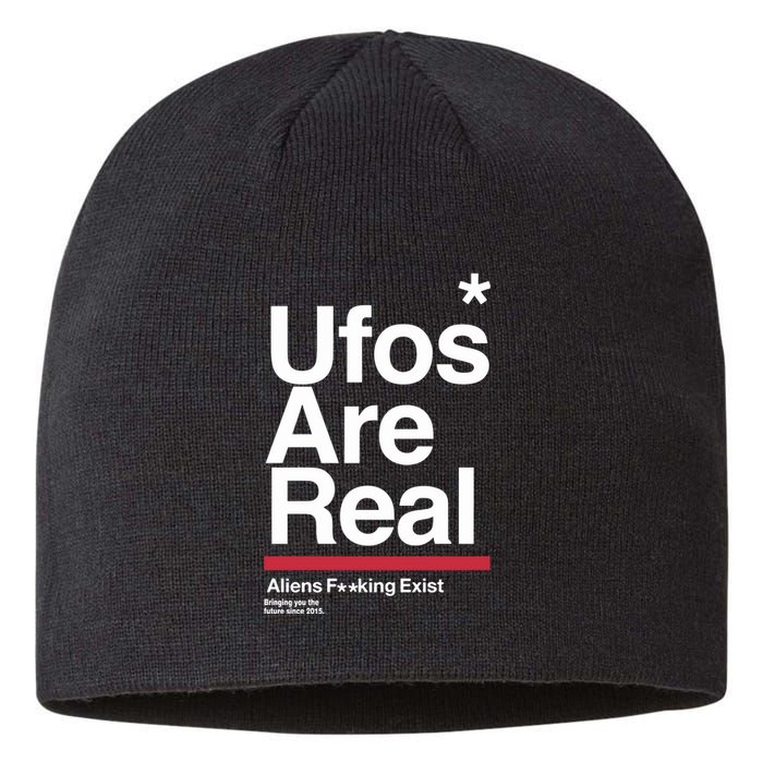 Tom Delonge Wearing Ufos Are Real Aliens Fucking Exist Sustainable Beanie