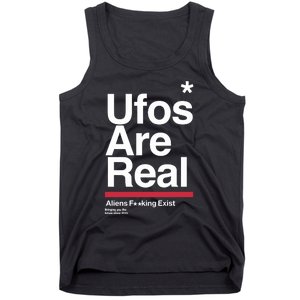 Tom Delonge Wearing Ufos Are Real Aliens Fucking Exist Tank Top