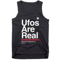 Tom Delonge Wearing Ufos Are Real Aliens Fucking Exist Tank Top