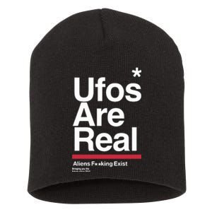 Tom Delonge Wearing Ufos Are Real Aliens Fucking Exist Short Acrylic Beanie