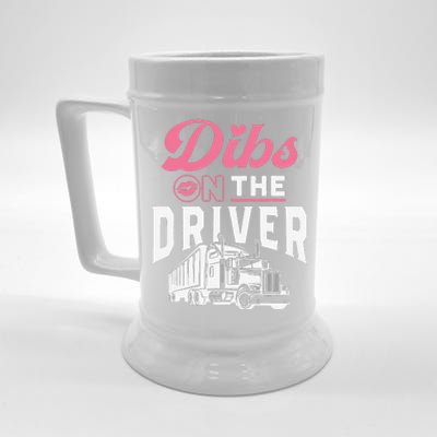 Truck Driver Wife Proud Trucker Friend Anniversary Gift Beer Stein