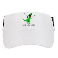 TRex Dinosaur What Now Bitch Funny Tyrannosaurus Rex Adult Drive Performance Visor