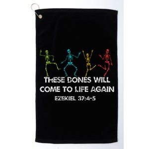 These Dones Will Come To Life Again Ezekiel Christian Halloween Jesus Platinum Collection Golf Towel