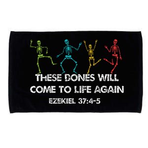 These Dones Will Come To Life Again Ezekiel Christian Halloween Jesus Microfiber Hand Towel