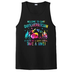 Tie Dye Welcome To Camp Quitcherbitchin Camper PosiCharge Competitor Tank