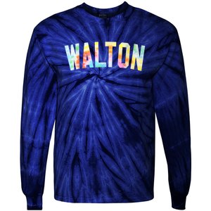 Tie Dye Warmups Honored Walton Love 2024 Gift Tie-Dye Long Sleeve Shirt