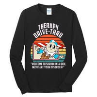 Therapy Drivethru Welcome To Shrink In A Box Apparel Tall Long Sleeve T-Shirt