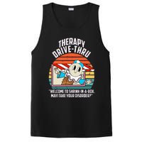 Therapy Drivethru Welcome To Shrink In A Box Apparel PosiCharge Competitor Tank