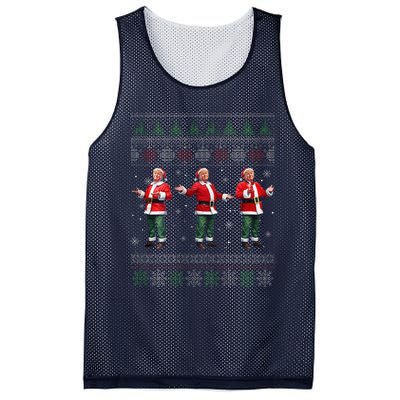 Trump Dance Xmas President 47 Usa Mesh Reversible Basketball Jersey Tank