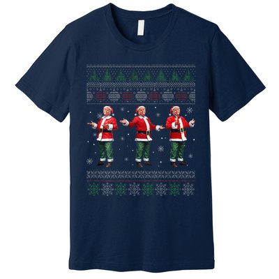 Trump Dance Xmas President 47 Usa Premium T-Shirt