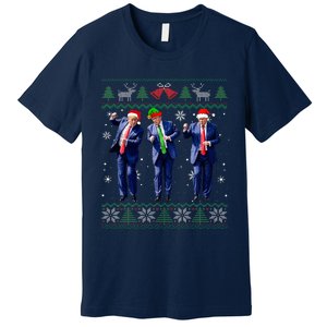 Trump Dance Xmas President 47 Usa Premium T-Shirt