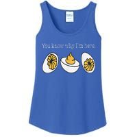 Thanksgiving Dinner You Know Why Im Here Deviled Egg Ladies Essential Tank