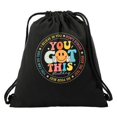 Test Day You Got This Rock The Test  Testing Day Drawstring Bag