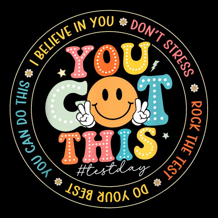 Test Day You Got This Rock The Test  Testing Day Mousepad