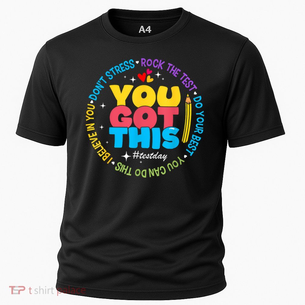 Test Day You Got This Rock The Test Day Cooling Performance Crew T-Shirt