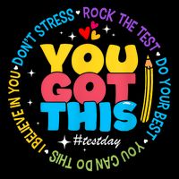 Test Day You Got This Rock The Test Day 16 in Basic Backpack