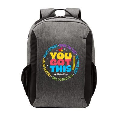 Test Day You Got This Rock The Test Day Vector Backpack