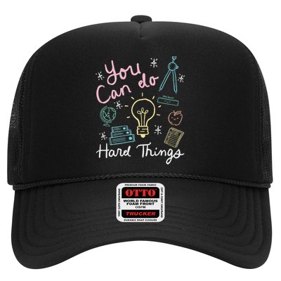 Testing Day You Can Do Hard Things Teacher State Testing Trucker Hat