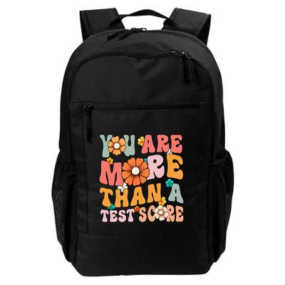 Testing Day You Are More Than A Test Score Teacher Daily Commute Backpack