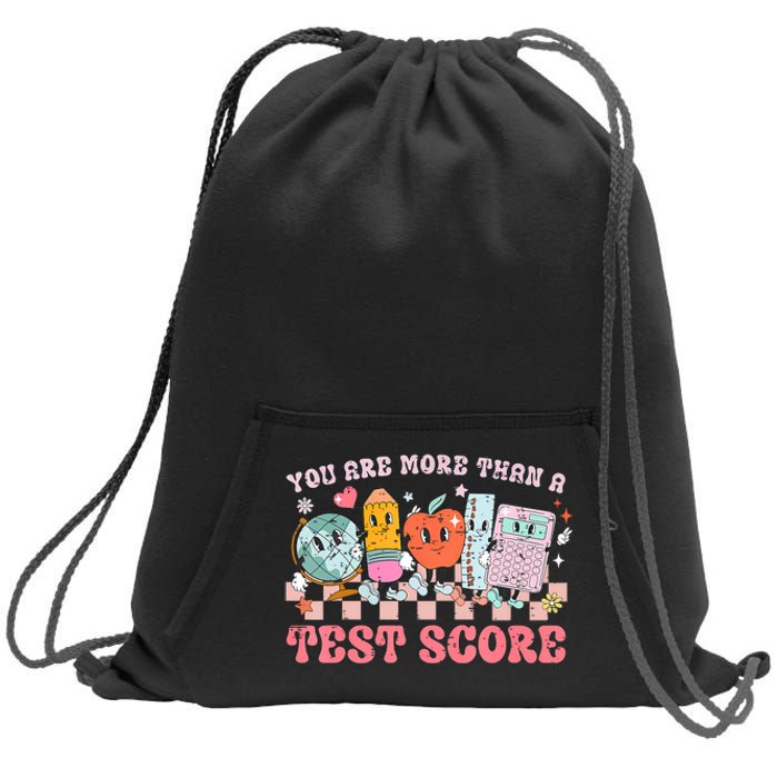 Testing Day You Are More Than A Test Score Sweatshirt Cinch Pack Bag