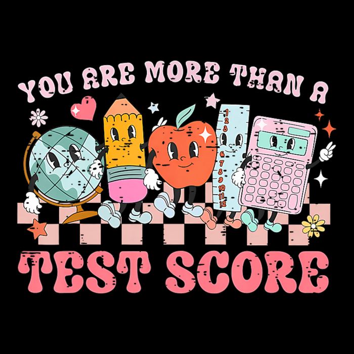 Testing Day You Are More Than A Test Score Flat Bill Trucker Hat