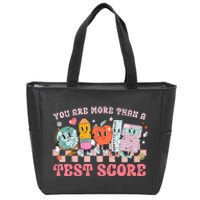 Testing Day You Are More Than A Test Score Zip Tote Bag