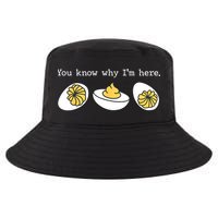 Thanksgiving Dinner You Know Why IM Here Deviled Egg Cool Comfort Performance Bucket Hat