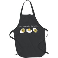 Thanksgiving Dinner You Know Why IM Here Deviled Egg Apron