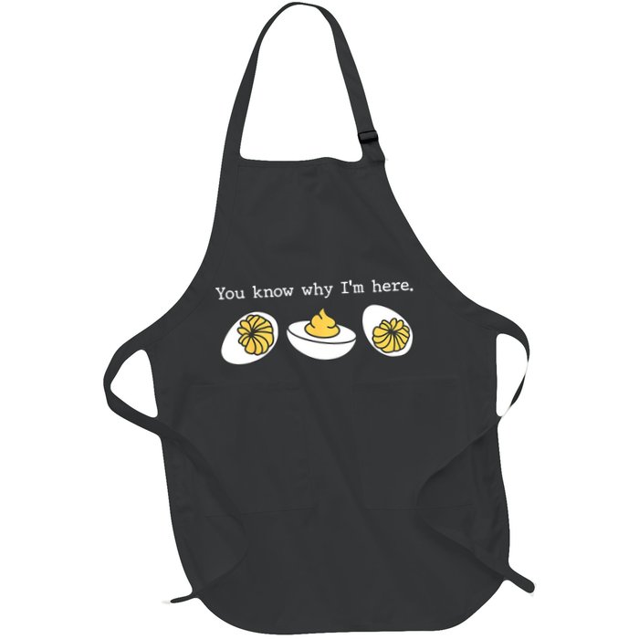 Thanksgiving Dinner You Know Why IM Here Deviled Egg Apron
