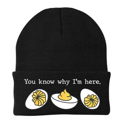 Thanksgiving Dinner You Know Why IM Here Deviled Egg Beanie