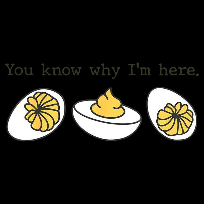 Thanksgiving Dinner You Know Why IM Here Deviled Egg 16oz Travel Tumbler