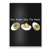 Thanksgiving Dinner You Know Why IM Here Deviled Egg Poster