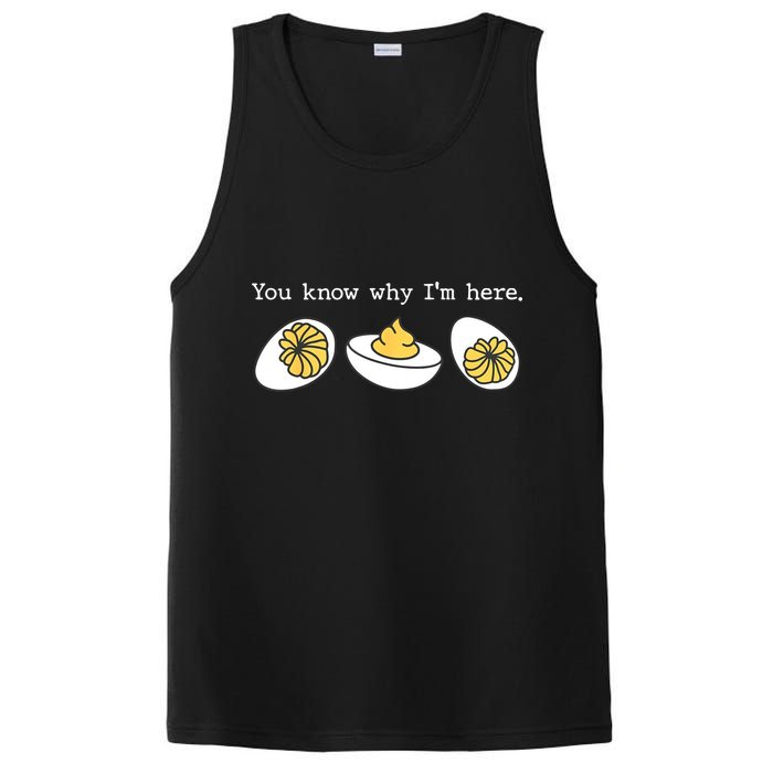 Thanksgiving Dinner You Know Why IM Here Deviled Egg PosiCharge Competitor Tank