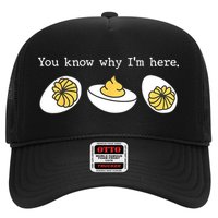 Thanksgiving Dinner You Know Why IM Here Deviled Egg Trucker Hat