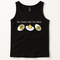 Thanksgiving Dinner You Know Why IM Here Deviled Egg Tank Top
