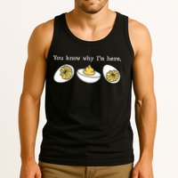Thanksgiving Dinner You Know Why IM Here Deviled Egg Tank Top