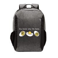 Thanksgiving Dinner You Know Why IM Here Deviled Egg Vector Backpack