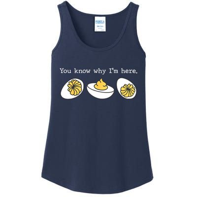 Thanksgiving Dinner You Know Why IM Here Deviled Egg Ladies Essential Tank