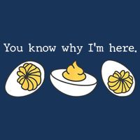 Thanksgiving Dinner You Know Why IM Here Deviled Egg Infant Baby Jersey Bodysuit
