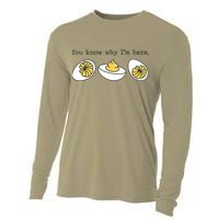 Thanksgiving Dinner You Know Why IM Here Deviled Egg Cooling Performance Long Sleeve Crew