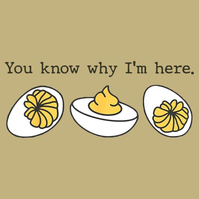 Thanksgiving Dinner You Know Why IM Here Deviled Egg Cooling Performance Long Sleeve Crew